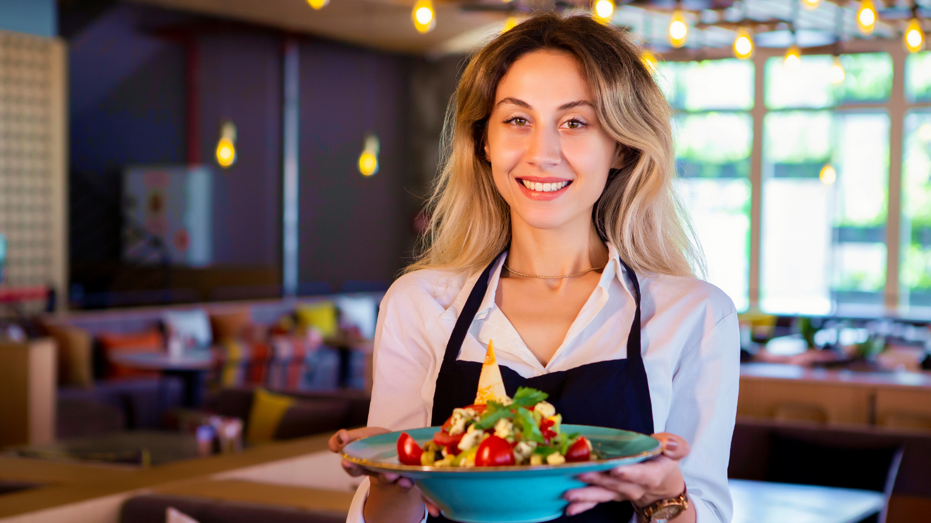 medewerker bediening
